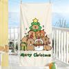 Christmas Themed Capybara Beach Towel, Lightweight Absorbent Towel For Holiday Outdoor Beach Swimming Camping