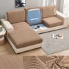 Hochwertiger Plüsch-Sofa-Sitzkissenbezug, Möbelschutz für Haustiere, Kinder, dehnbar, waschbar, abnehmbarer Schonbezug