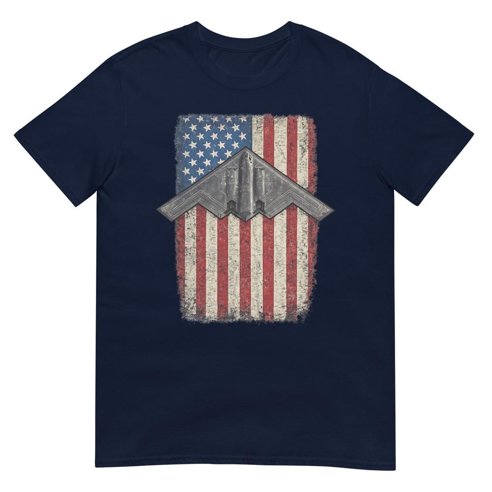 Hammer Time Stealth B2 Military Midnight Aircraft Usa TShirt S