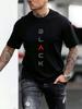Unisex Regular Fit T-Shirt mit Buchstabenprint