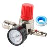3-Port-Kompressorschalter aus legiertem Stahl mit Manometer und