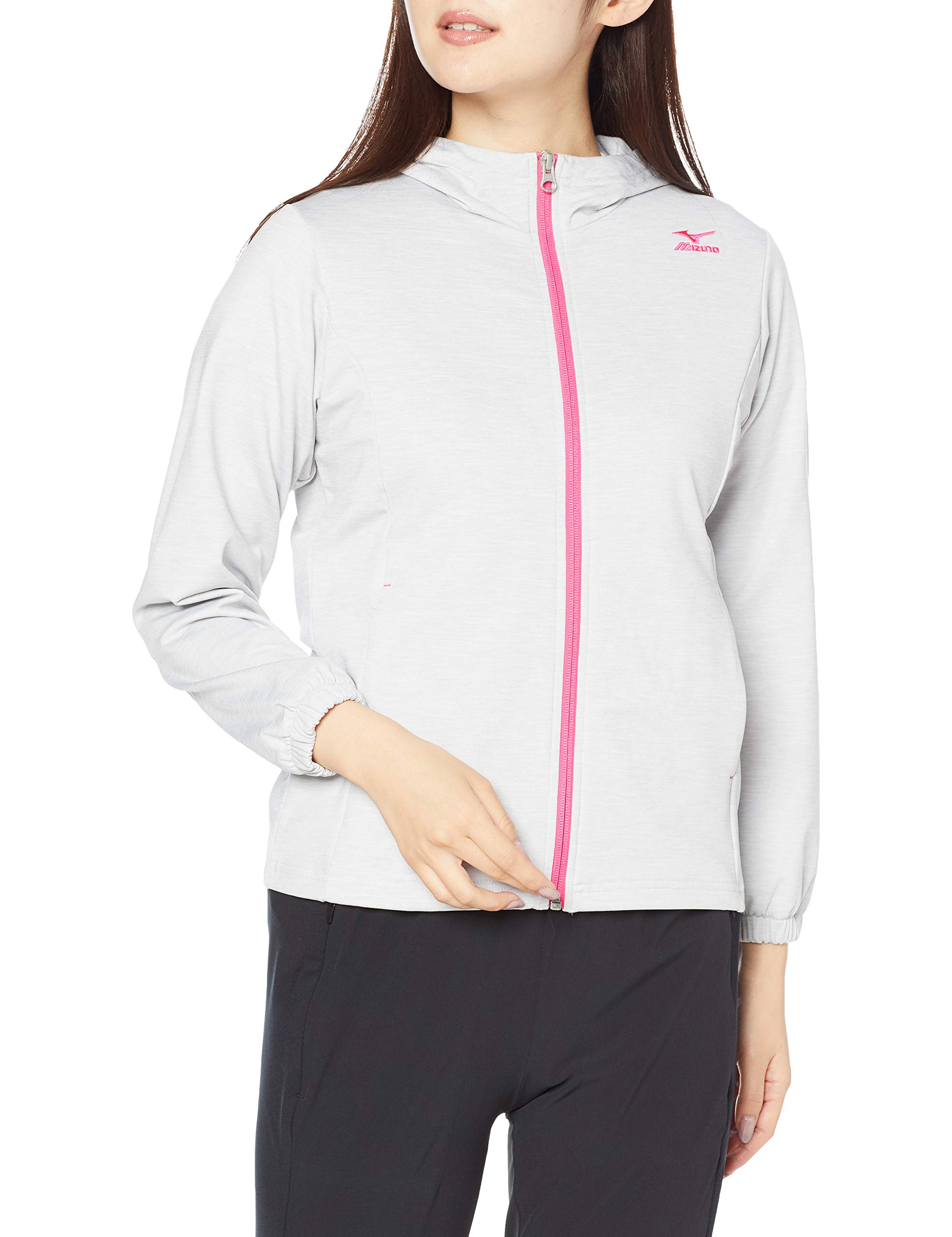 

Mizuno Training Size K2JC8656 Women s Warm-Up Shirt, White, L, белый