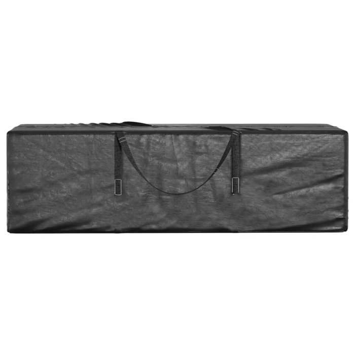 VidaXL Sac de rangement pour sapin de Noël noir 135x40x55 cm PE 3195591