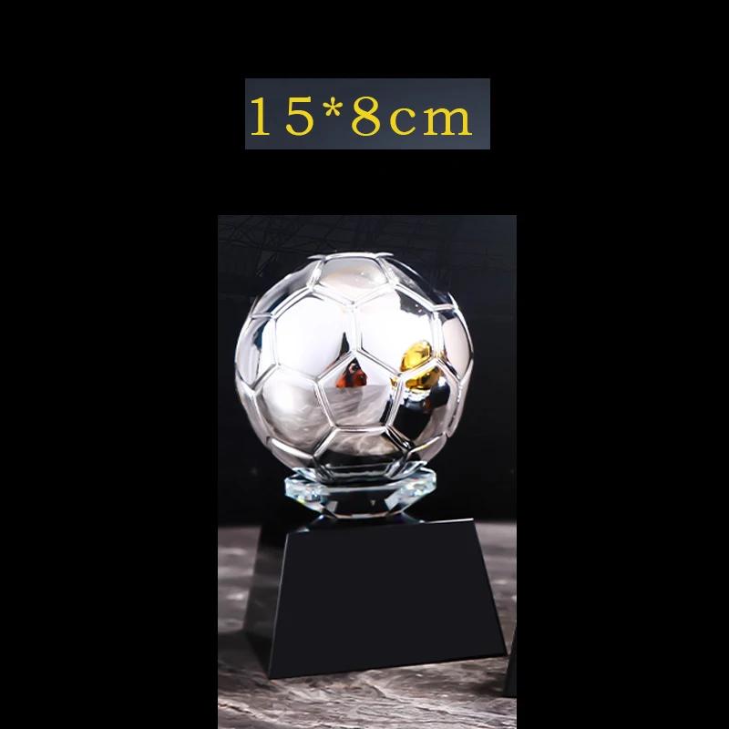 Customized Table Tennis and Volleyball Balls, Crystal Trophy, Gold Silver Copper, Creative Sports Home Decor Award Souvenir, 1Pc