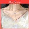 High-grade Alloy Sweater Chain With Trendy Bow And Tassel Design Perfect Birthday Gift For Her