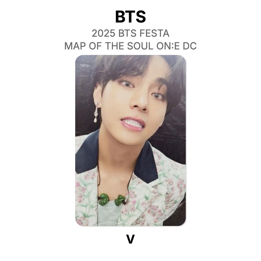 BTS 2025 BTS FESTA BTS MAP OF THE SOUL ON:E DC Official Photocard