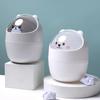 ZK50 Mini Desktop Trash Can Cute Appearance Large Opening Desk Plastic Garbage Can Detachable Waste Basket with Lid