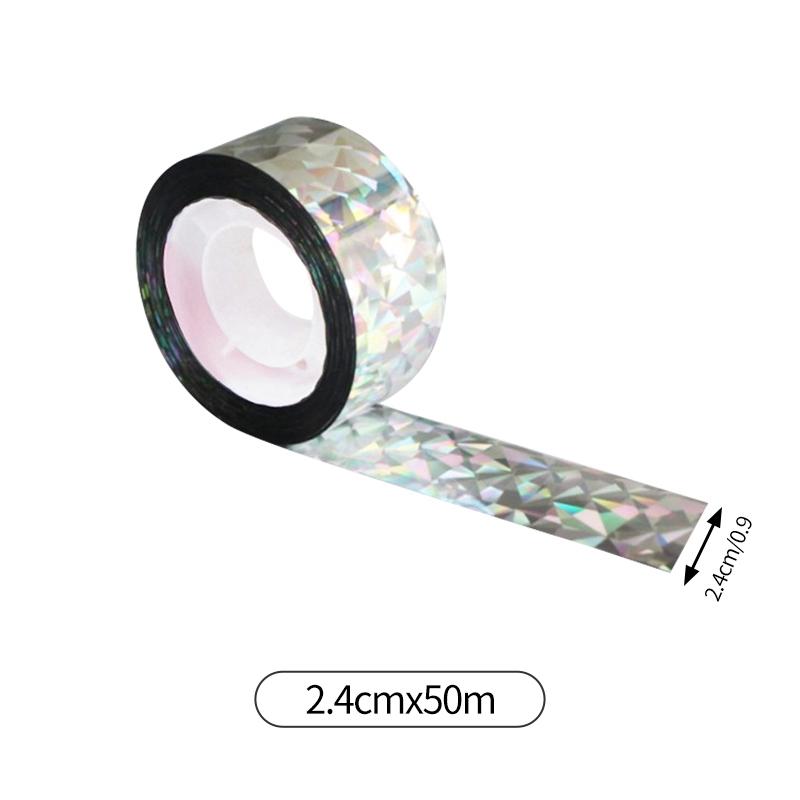 50/80M Laser Anti Bird Repellent Ribbon Double Sided Reflective Tape Outdoor Gardening Bird Catcher Tools Bird Pest Control