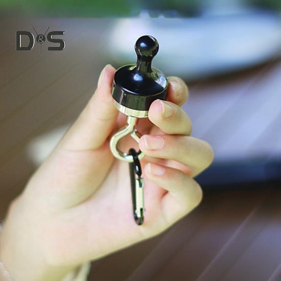 Camping Magnetic Hook Heavy Duty Stainless Steel Detachable Outdoor Tent Canopy Camping Gear Lantern Light Metal Hanger Buckle