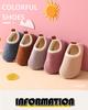 Kinder Anti-Rutsch Fleecegefütterte Slipper-Socken für Jungen und Mädchen - Indoor Winter Warme Baumwollschuhe