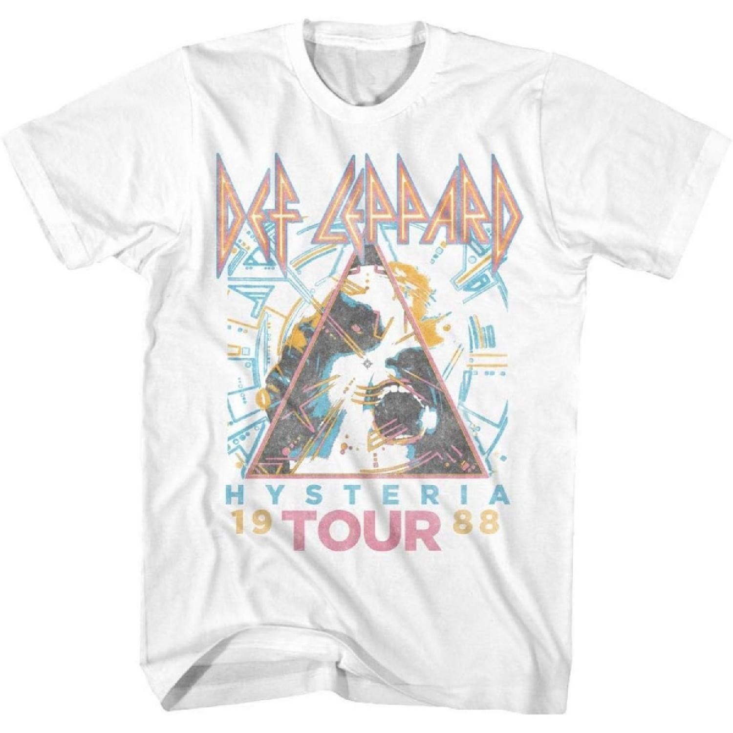 Def Leppard 1980-е годы Хэви-метал группа Рок-н-ролл Истерия  88 Взрослая футболка S