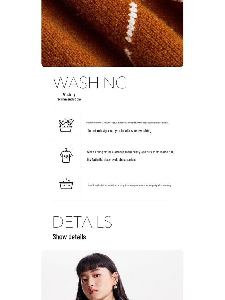 VEROMODA Women's V-Neck Letter Jacquard Knit Sweater