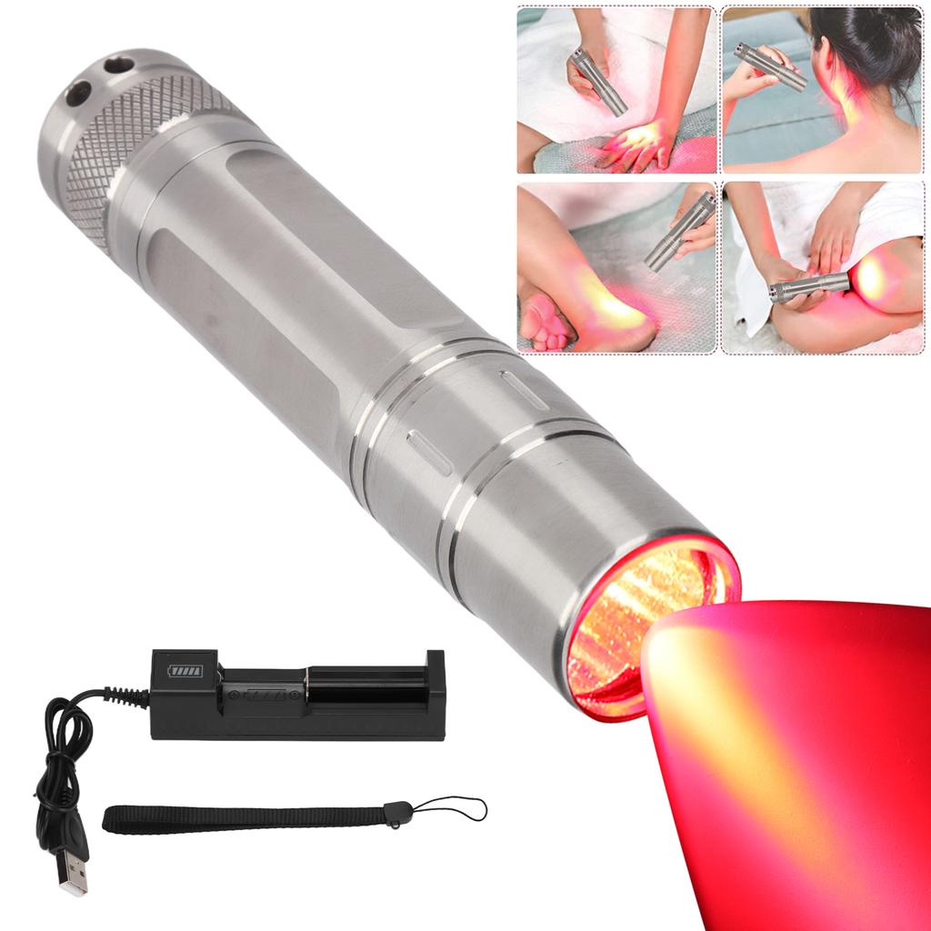 Przenośna lampa do terapii na podczerwień LED 630nm 660nm 850nm głębokie czerwone urządzenie do terapii światłem maszyna do łagodzenia bólu rozluźnienie mięśni