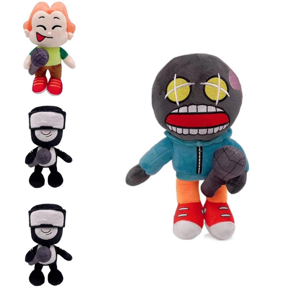 Cozy And Colorful Friday Night Funkin Plush Toy Featuring Fnf Girlfriend And Whitty Stuffed Doll