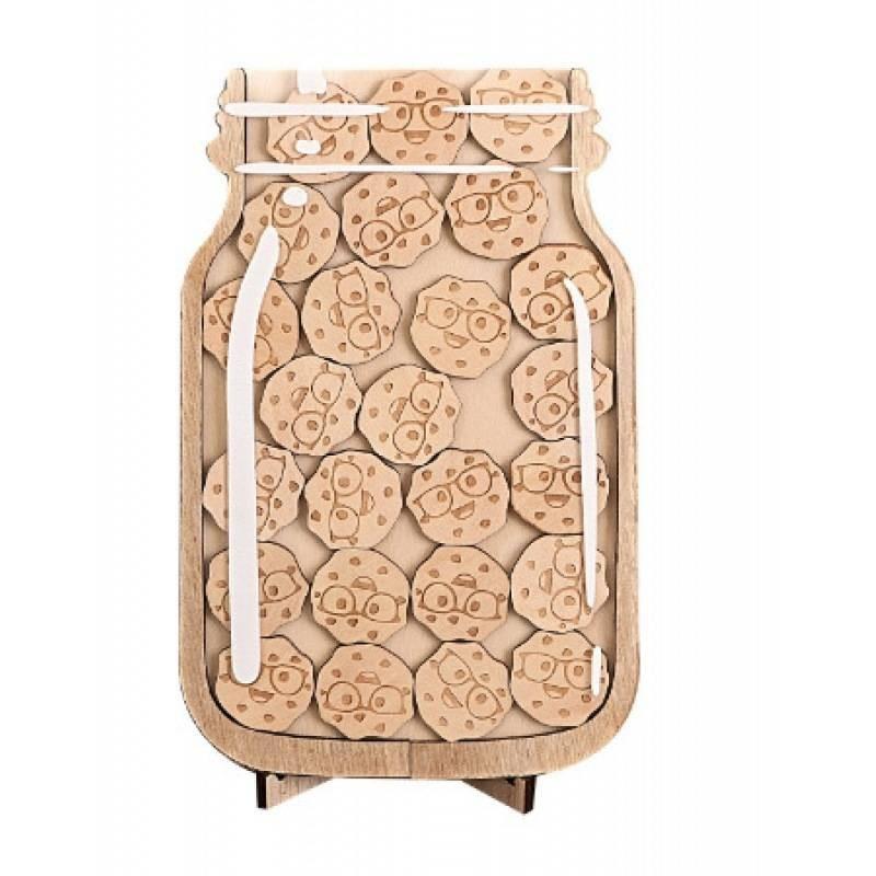 Reward Star Jar Incentive Jar Responsibility Wooden Routine Training Gift Kids