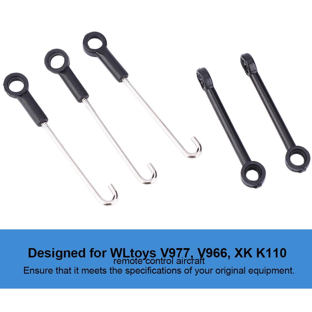 RC Spare Parts Connecting Rod Set Fit for WLtoys V977 V966 XK K110 Remote Control Aircraft