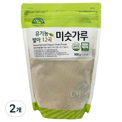 Organic Story Organic Sprouted 12 Grain Rice Flour, 500g, 2 Pieces