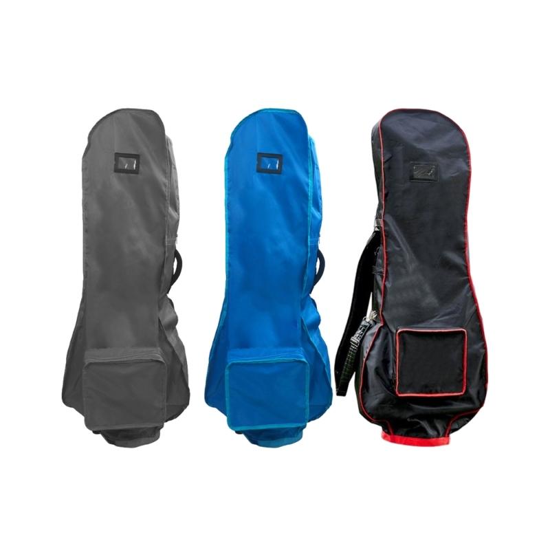 Windproof Golf Bag Rain Cape Light Weight Water Resistant Golf Bag Rain Cover For Stand Carry Cart Bags Men Women Golfer nero