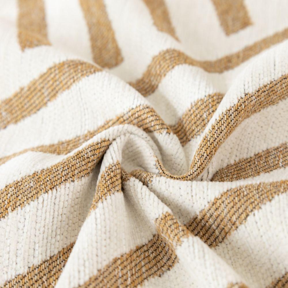 Linienbedruckter Sofabezug, Handtuch, neues Sofakissen, faules Einteiler für vier Jahreszeiten, universeller Chenille-Schwarz-Weiß-Deckenteppich