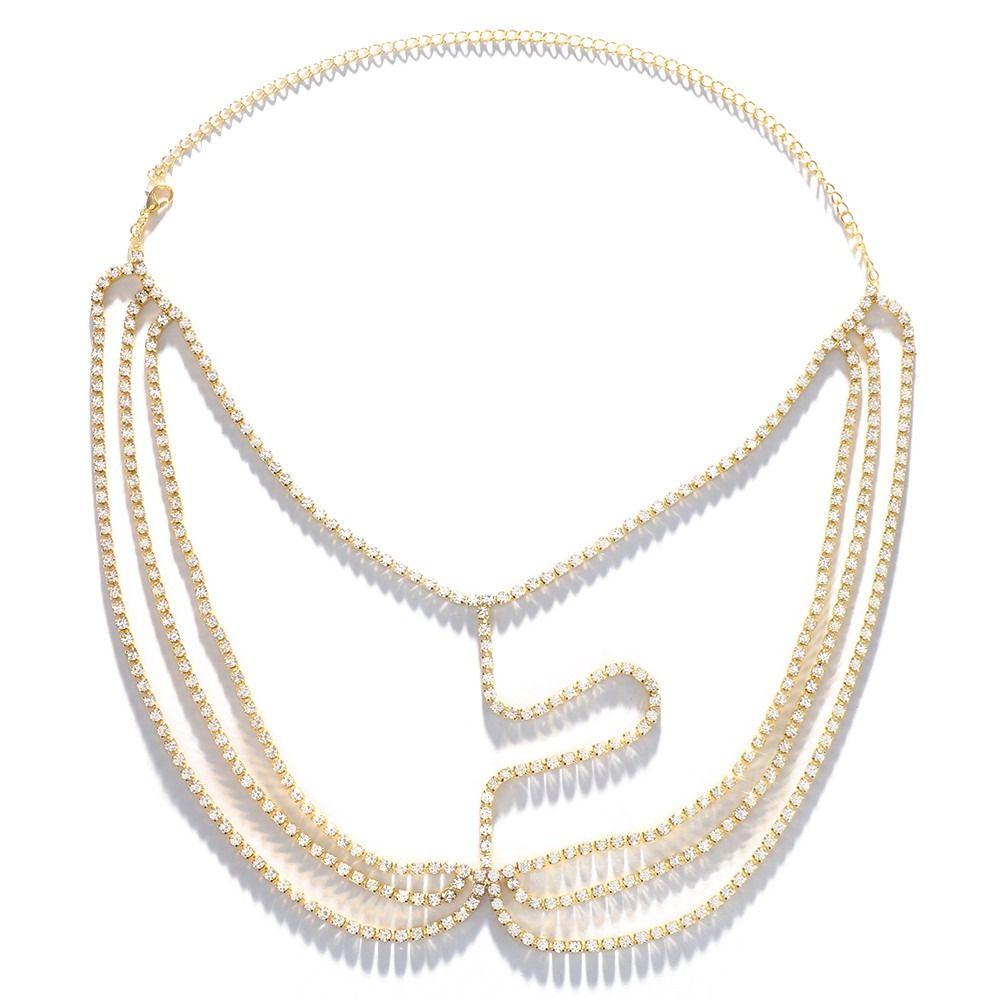 Face Decor Hair Chain Face Chain Crystal Veil Face Chain Crystal Layered Face Chain Tassel Veil