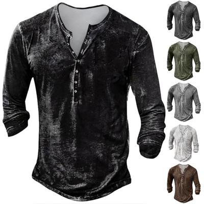 Herr Långärmad Grafisk Och Broderad Mode T-shirt Vår Och Långärmad Tryckt Pullover Sweatshirt