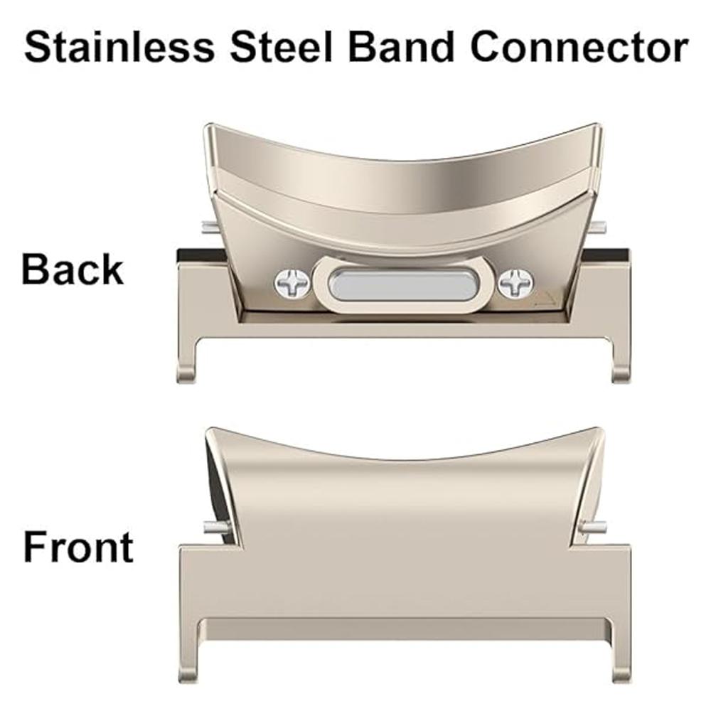 Quick Fit Adapter for Samsung Galaxy Watch 6 44mm 40mm 6 Classic 47mm 43mm Accessories Stainless Steel Connector 4/5/pro Band