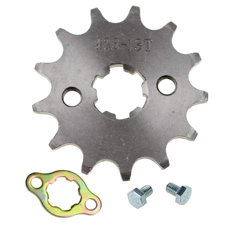 HIAORS 428 17T 17Mm Motorcycle Front Engine Sprocket For 50Cc 70Cc 110Cc 125Cc 140Cc 160Cc TaoTao Roketa Coolster Sunl Lifan Chinese ATV Quad Dirt