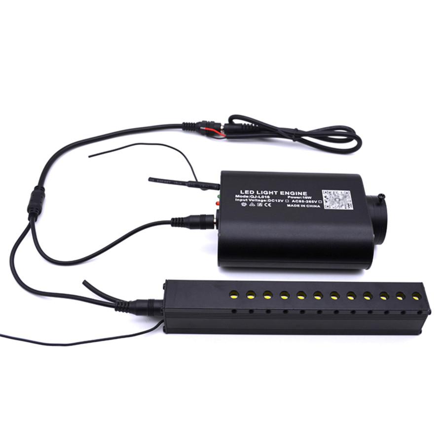 16W RGBW Car Roof Fiber Optic Light App Control Light 0.75mm 300pcs Fiber Optics