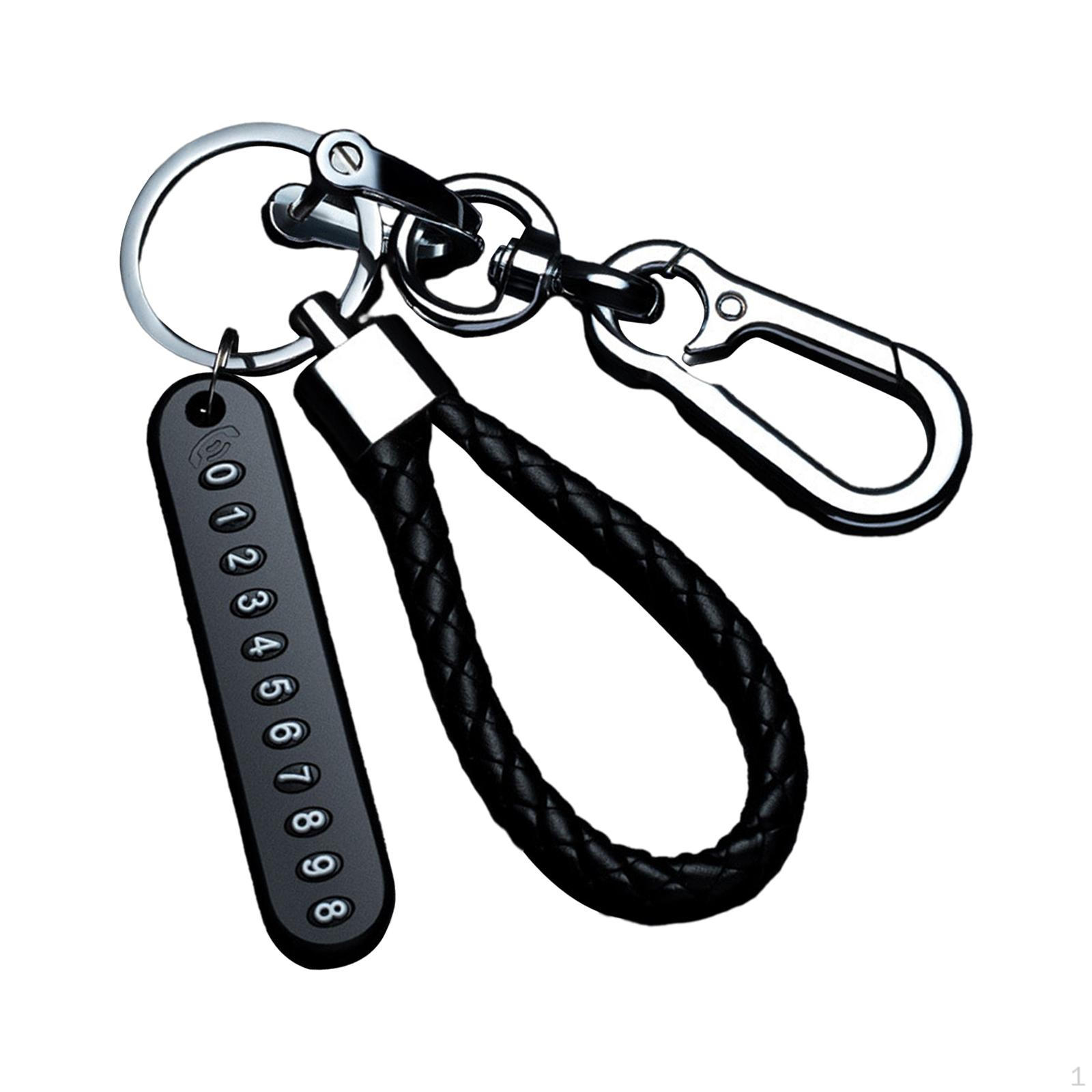 

Автомобильный брелок для ключей Anti Lost Gift DIY Простая установка Fob Key Holder Прочный номер телефона