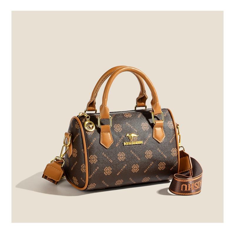 Autumn and winter fashion! High-end niche Boston bag, simple printing shows unique charm