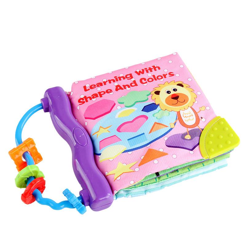 

Large Size Baby Palm Book Educational Sensory Fabric Book With Teether Bb Teething Book Shape