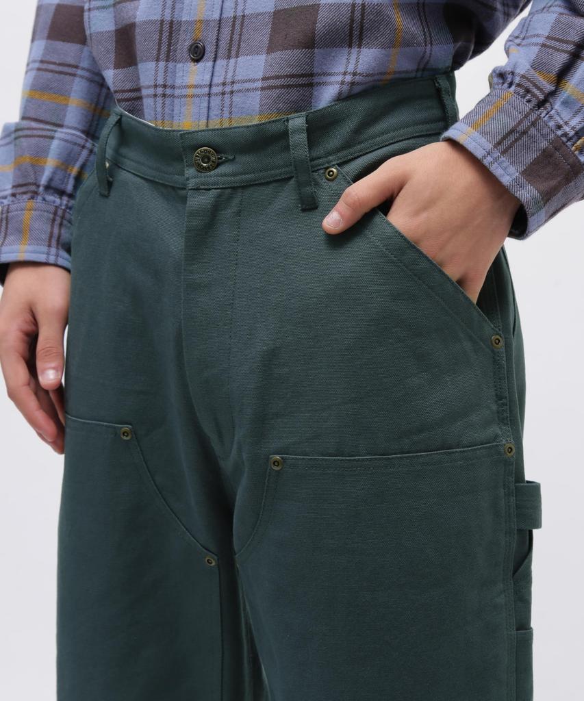 AVIREX UNIVERSAL OVERALL DOUBLE KNEE PAINTER PANTS men's XL 115 blue gray 783-4210201
