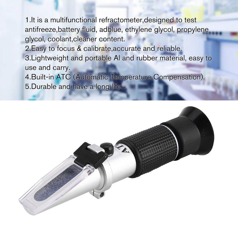Buy Handheld Refractometer Adblue Ethylene Glycol Antifreeze Content Meter ATC at affordable