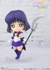 TAMASHII NATIONS Figuarts Mini Sailor Moon Super Sailor Saturn Approximately 80mm Painted Movable Figure -Eternal Edition- PVC&ABS