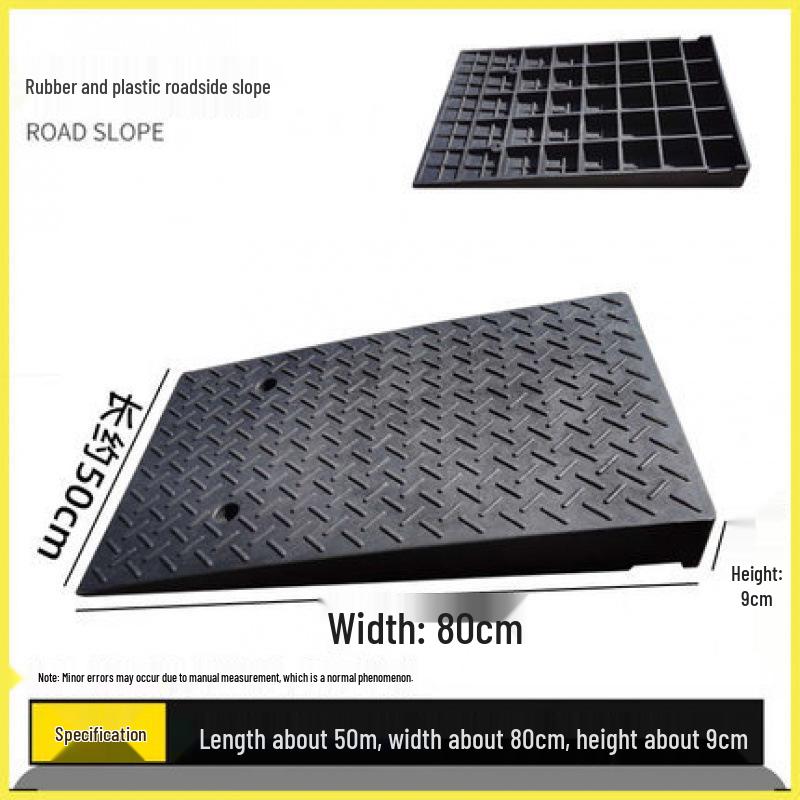 Portable Rubber Plastic Curb Ramp Step Pad