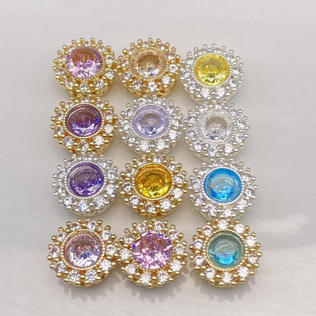 Color-Preserving Crystal Zirconia Beads & Pendants for DIY Jewelry Making