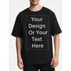 Custom T-Shirt  Thickened Customizable Men'S Pure  Unisex T-Shirts- Local Warehouse, Heat Transfer