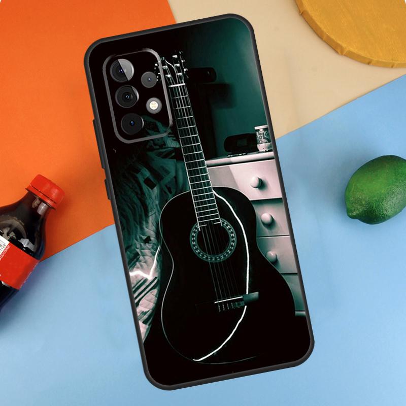 Guitar Music Case For Samsung Galaxy A54 A34 A14 A51 A71 A13 A23 A33 A53 A73 A12 A22 A32 A52 Cover