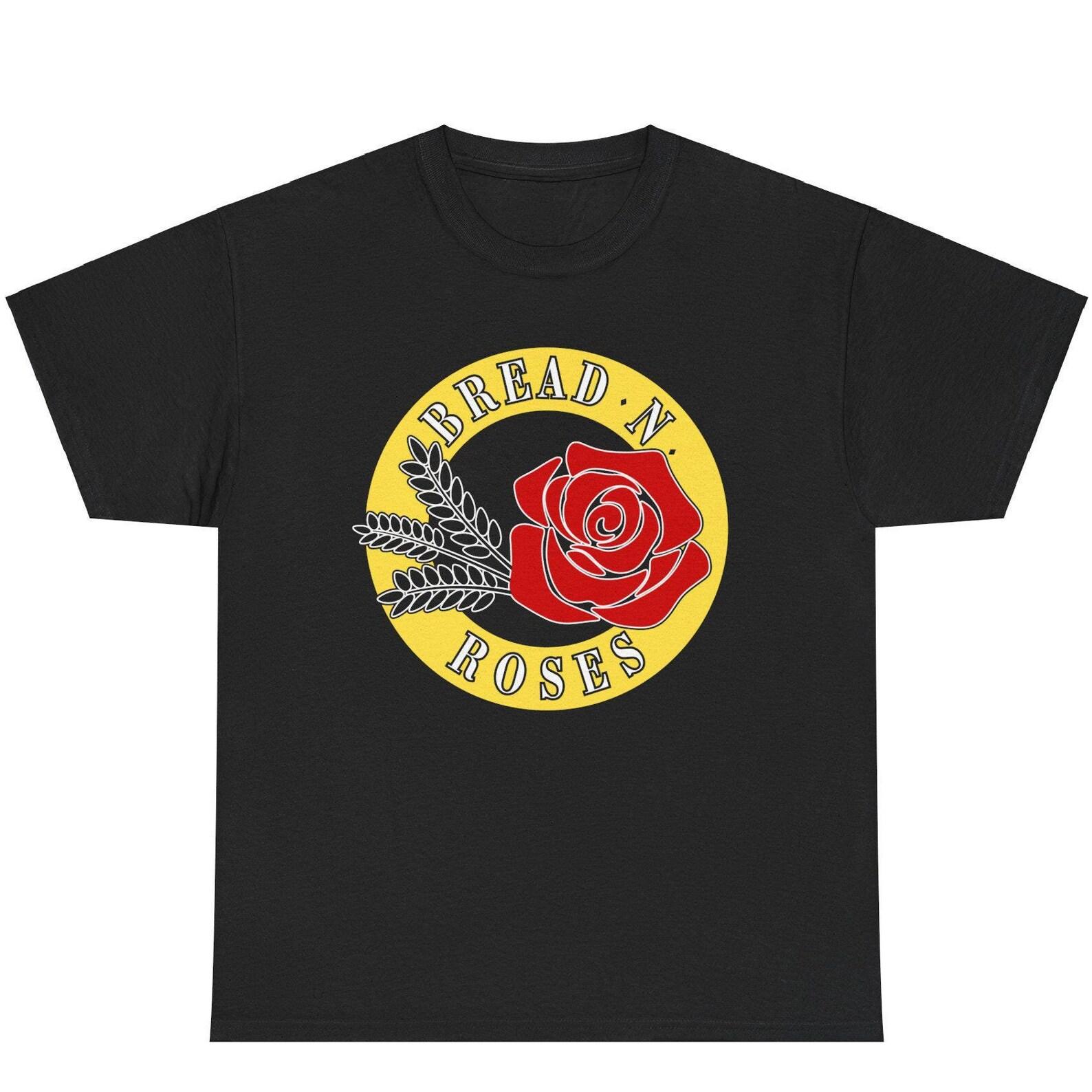 Bread and Roses Socialist T-shirt Funny Leftist Tee Socialism Communism Anarchist Union Organizing Dadcore Dad Rock tee anti-capitalist tee 4XL