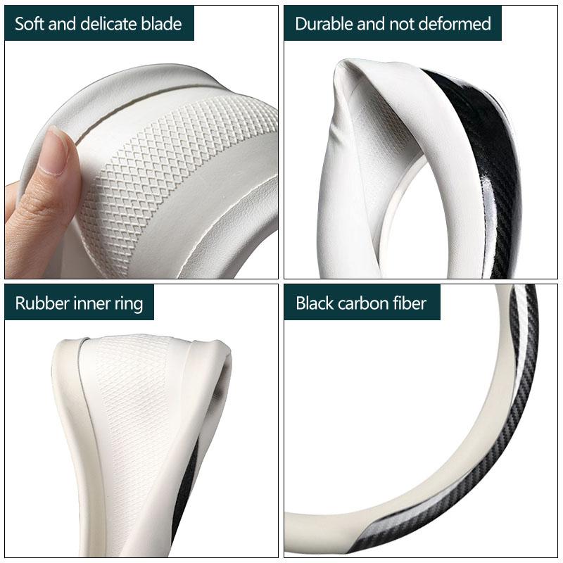 1Pcs Leather Carbon Fiber Car Steering Wheel Cover Car Accessories For Mercedes-Benz AMG C500 C200 C300 A B C E GLA CLA GLK GL ML GLE W204 W205 W203