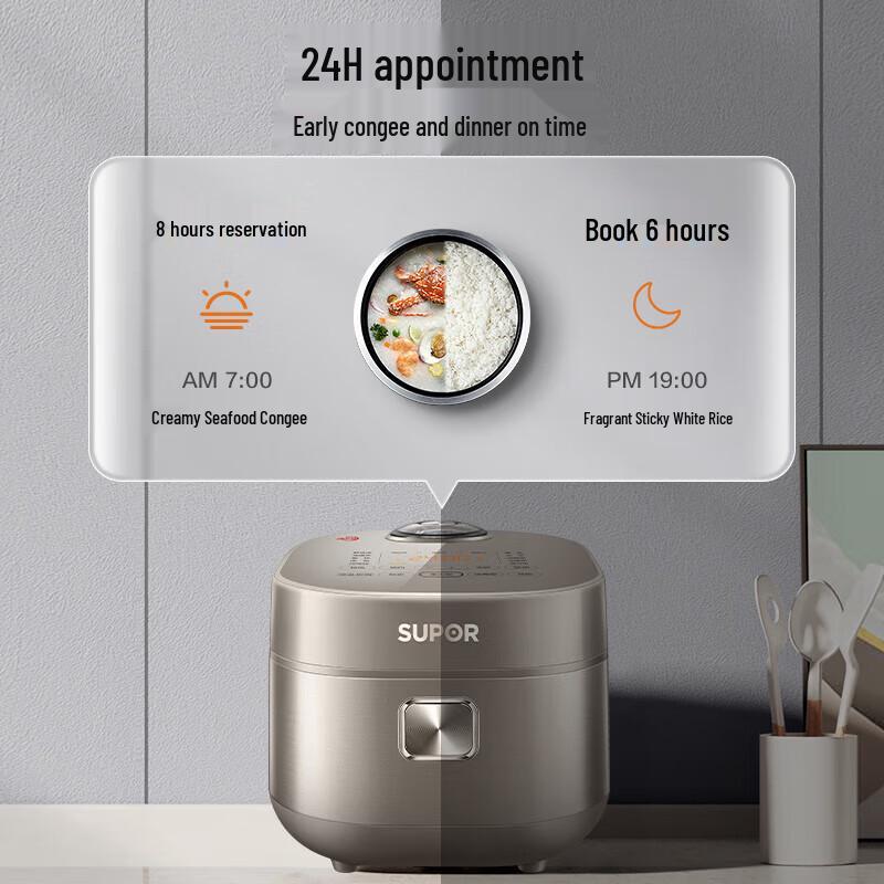 SUPOR 4L IH Multi-Function Smart Rice Cooker CN plug (adapter included)