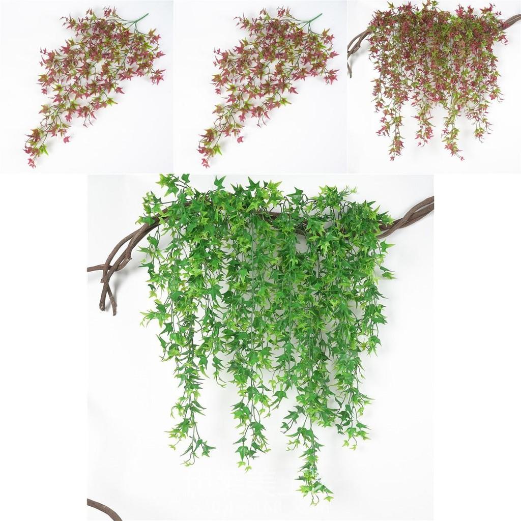 Decorative Plastic Plant Wall Panel With Faux Vine For Living Room And Bedroom