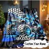 Custom Name Cartoon off-road vehicle truck Blanket Ideal Bedding Blanket Perfect for Travel, Camping, Living Rooms,Offices, Sofas, Fan Christmas gift