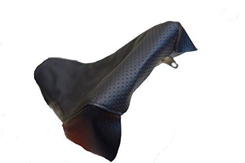 KLX250 / D-Tracker, Tillverkad i Japan, Premium Präglat Tyg Specialdesignade Sätesskydd, Svart/Kolfiberstil, AL-KLX-BK/CR