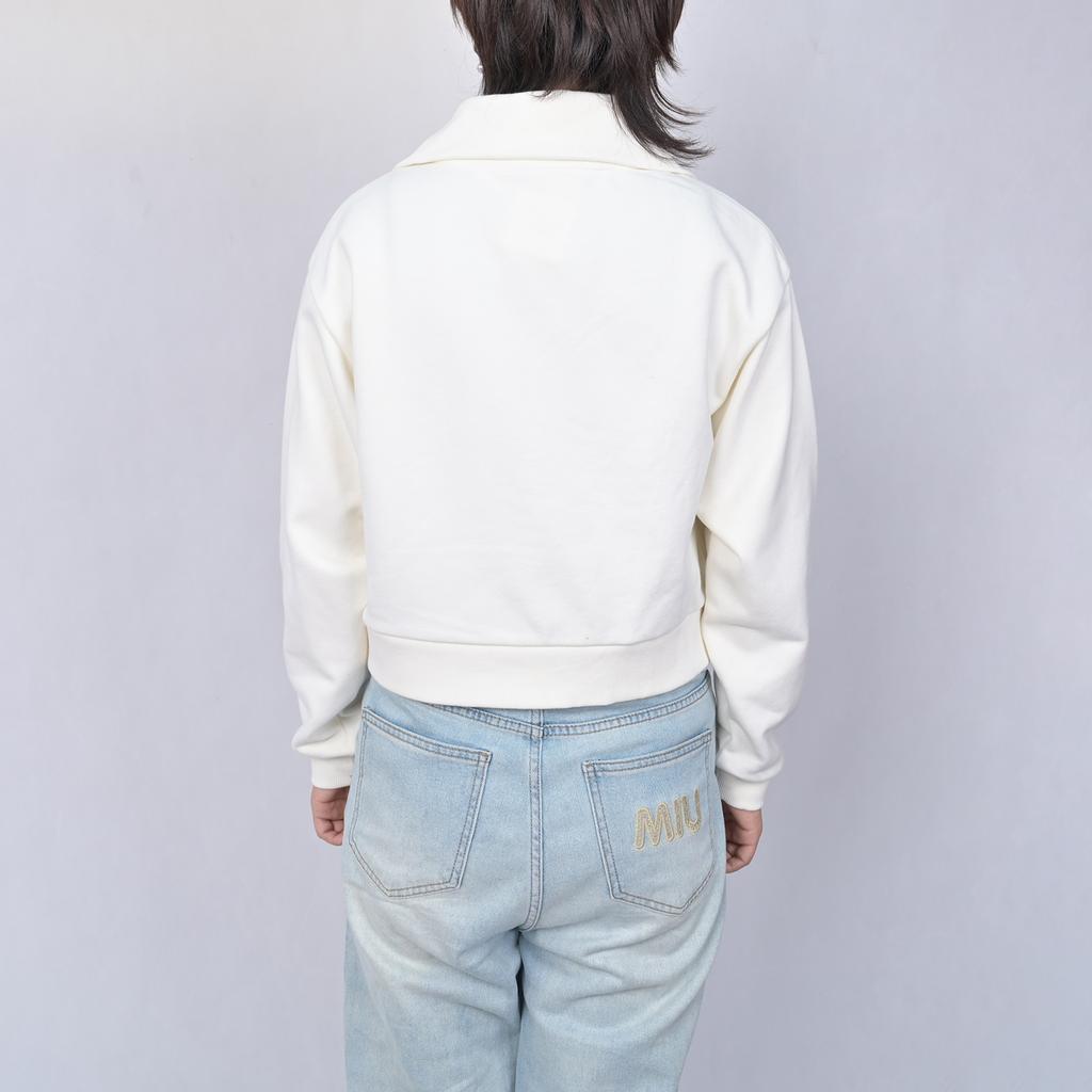 New Balance Sweatshirt Women's Ivory White NCF32092-IV