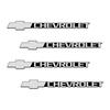 2/4pcs Auto Audio Aluminum Speaker Stereo Sticker Car Accessories For Chevrolet Captiva Colorado Cruze Spark Malibu Trax Aveo