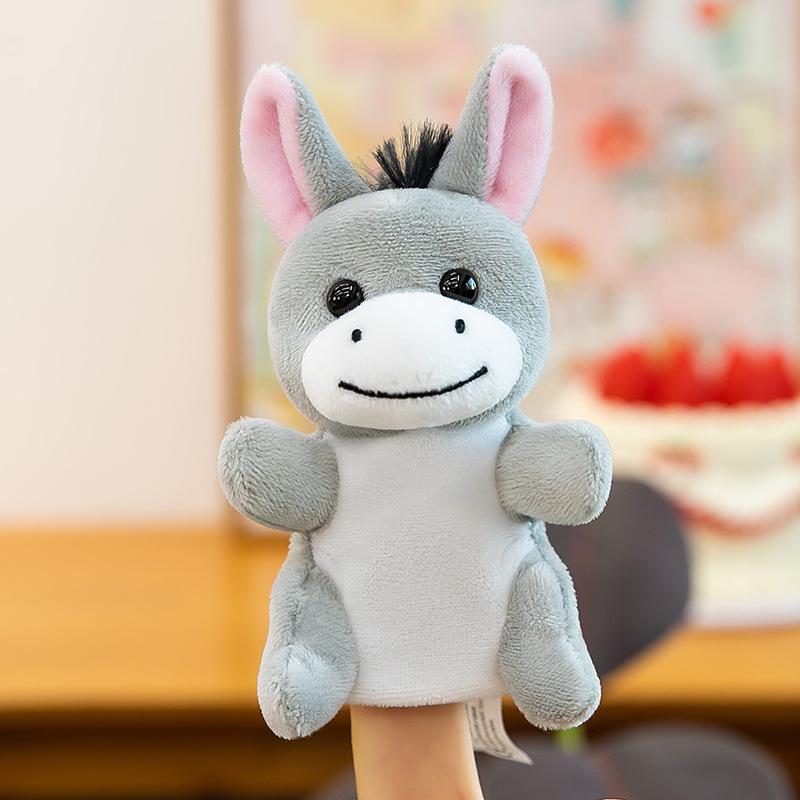 Cartoon Animal Finger Puppet Set: Plush Toy for Parent-Child Interaction & Storytelling