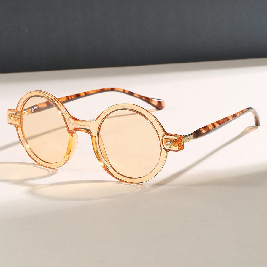 New Fashion Retro Oversized Round Sunglasses Men's and Women's Brand Retro Sunglasses Trend