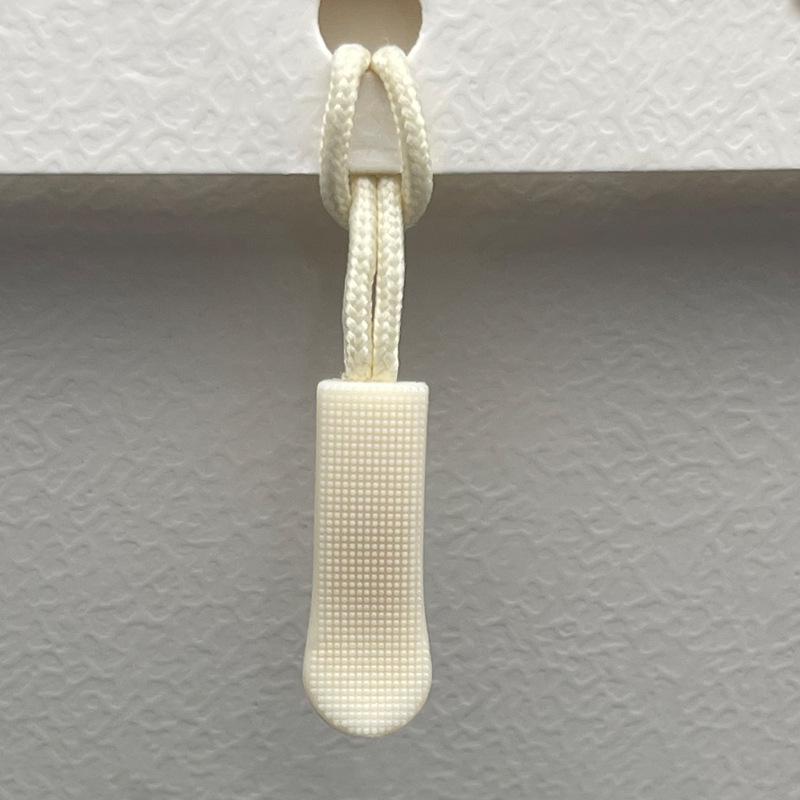 Available: Black Detachable Zipper Pull Lanyard with Silicone Rope.