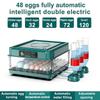 12/24/48/64/130 Thermostatic Chicken Hatching Machine Multifunctional Farm Egg Hatcher Eggs Automatic Incubator